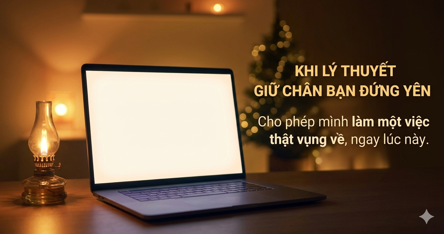KHI LÝ THUYẾT GIỮ CHÂN BẠN ĐỨNG YÊN